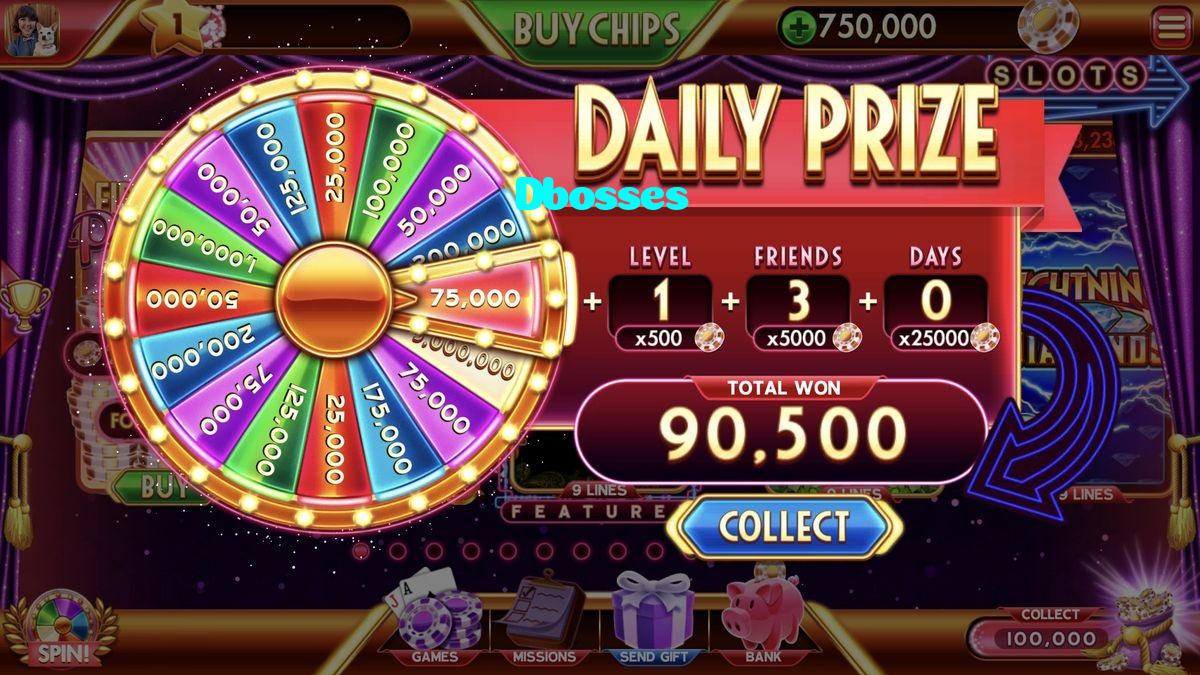 Dbosses casino presented on mobile device in Pakistan with slots and live games